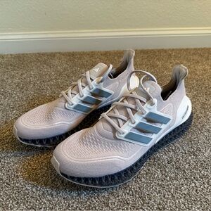 NWOT 10.5M Adidas Ultra 4DFWD Running Shoes | Taupe / Metallic / Quartz